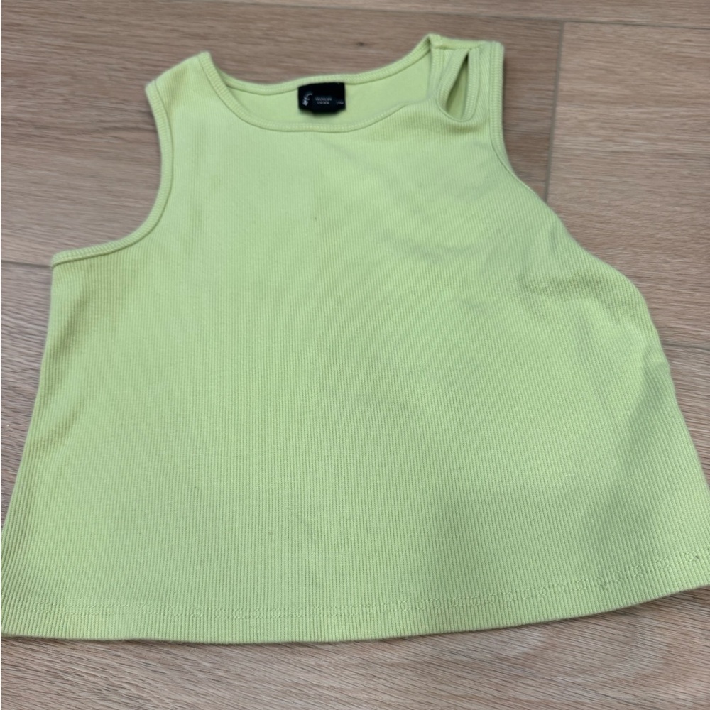 Light Green Kids Tank Top